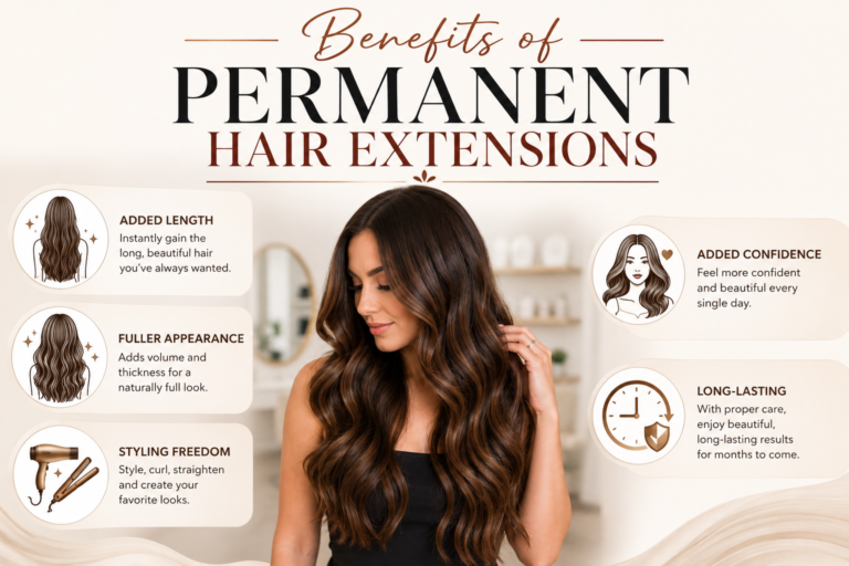 Benefits of Permanent Hair Extensions