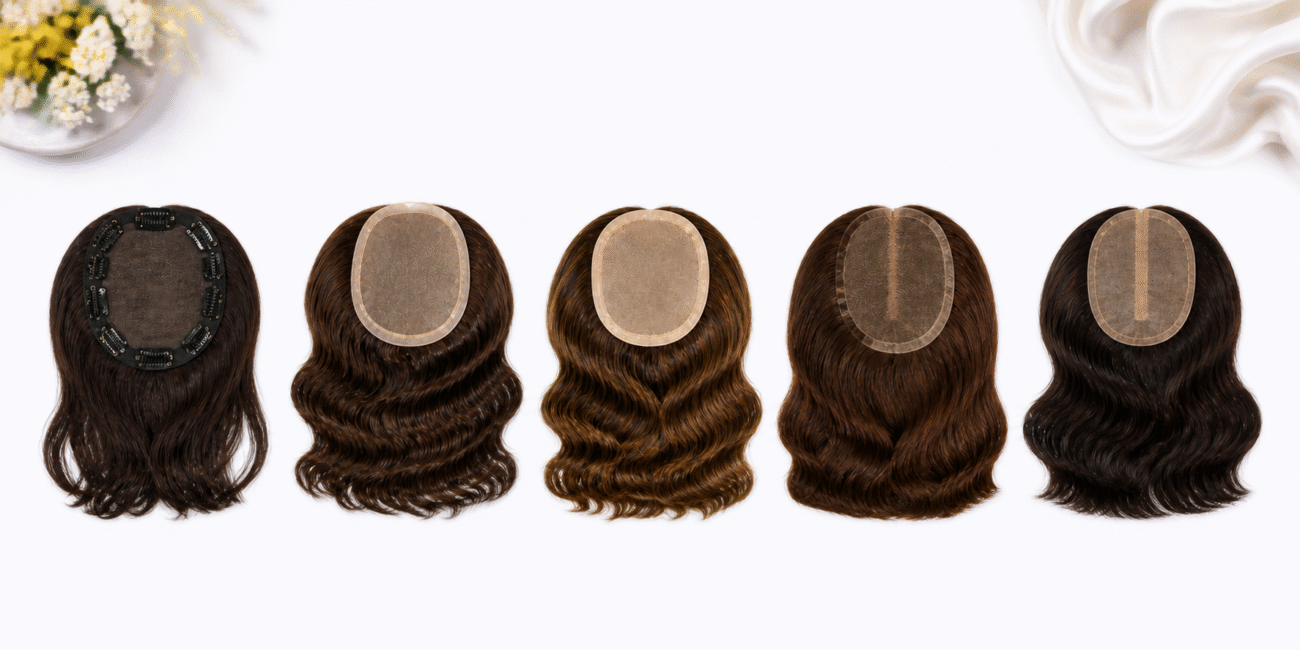 Types of Hair Toppers for Thin Hair