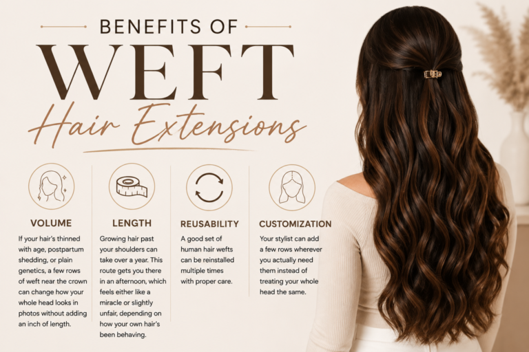 Benefits of Weft Hair Extensions