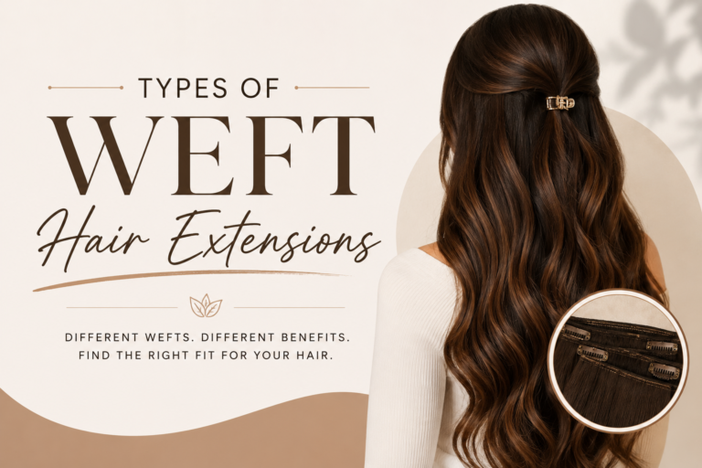 Types of Weft Hair Extensions