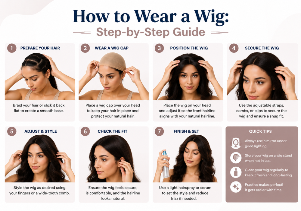 How to Wear a Wig: Step-by-Step Guide